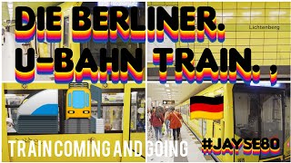 UBahn Berlin Train Station  Metro Mass Transportation System 🇩🇪 [upl. by Essenaj]