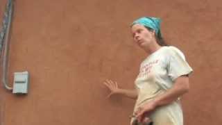 Straw Bale Lime Plaster [upl. by Nnylhtak]