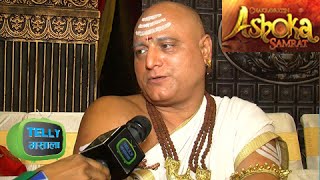 Manoj Joshi As Chanakya In Chakravartin Ashoka Samrat  Colors [upl. by Airemat]