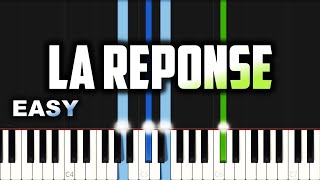 La Réponse  EASY PIANO TUTORIAL BY Extreme Midi [upl. by Nicholle]