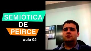 Aula de Semiótica Americana  Peirce 02 [upl. by Ahsiea505]