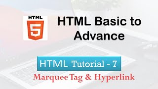 8 html tutorial 7 Marquee Tag amp Hyperlink  Unique IT Pro [upl. by Malkin]