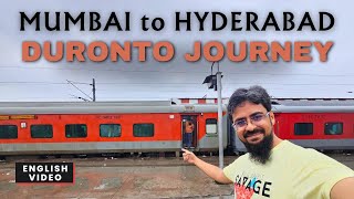 12219 Mumbai LTT Secunderabad Duronto Express Full Journey from Mumbai to Hyderabad English video [upl. by Leduar]