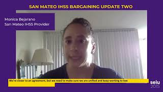 San Mateo IHSS Bargaining Update 2 [upl. by Cline]