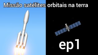 Missão Espacial SATÉLITES ORBITAIS NO SPACE FLIGHT SIM [upl. by Adigun]