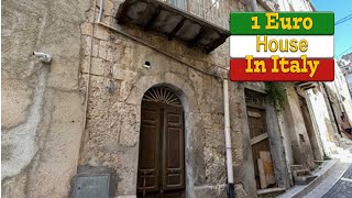 1 Euro House Tour In Mussomeli Sicily A Hidden Gem In The Mediterranean [upl. by Margi]