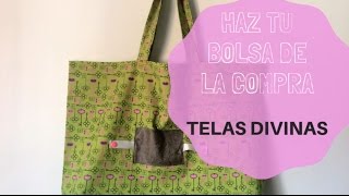 CÓMO HACER UNA BOLSA PLEGABLE ⭐⭐⭐⭐⭐ [upl. by Malas]