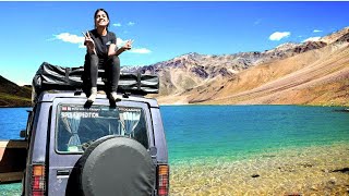 Spiti में camping ground की खोज🚗  Tata Sumo 4x4 Caravan [upl. by Ssidnac]