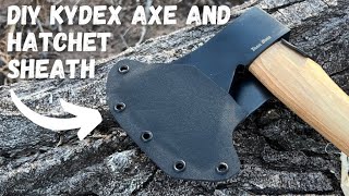 How to Make a DIY Kydex Axe and Hatchet Sheath [upl. by Ahsatal]