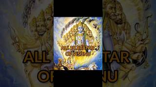 All 10 avatar god vishnu sanatandharma shreeram vishnu dashavataraviral shorts [upl. by Ativak509]