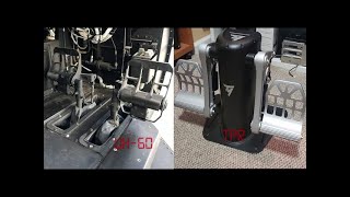 Damper  Thrustmaster TPR  Pendular Rudder Pedals 3d printed parts [upl. by Mada]