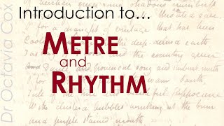 METRE amp RHYTHM in POETRY  Poetic examples definitions amp analysis from English Literature [upl. by Leunamnauj]