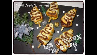 Sapin feuilleté au nutella [upl. by Keyte455]