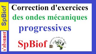 correctiondexercice1desondesmécaniquesprogressivesSpBiof [upl. by Ernie]