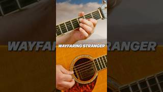 Learn quotWayfaring Strangerquot in MINUTES Guitar Tutorial for Beginners [upl. by Archibald603]