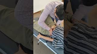 Navel Reposition Chiropractic Treatment  Dr Harish Grover [upl. by Eiramasil]