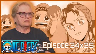 BELLEMERE SAN  Grandma Reacts To One Piece Episode 34 and 35 [upl. by Belanger283]