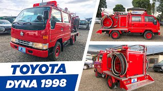 Toyota Dyna Fire Truck Review  Toyota Dyna Fire Truck for Sale in Japan  Japanese Fire Trucks [upl. by Earle]