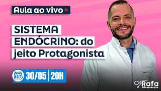 Sistema endócrino do jeito PROTAGONISTA  Aula ao vivo 020 [upl. by Abbye]