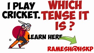 Simple present tense with examples Tense present tenseRameshHSKP [upl. by Kwei]