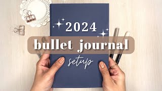 My 2024 Bullet Journal Setup✨  Simple and Effective Spreads [upl. by Moira230]