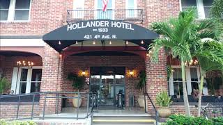 The Hollander Boutique Hotel  Central Ave  Downtown St Pete  FL  Staycation  Travels Are Us [upl. by Aisad]