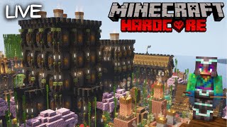 Building a Weaponsmith Trading Hall in Hardcore Minecraft  Survival Lets Play 120 [upl. by Xam662]