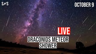 Live  Draconids Meteor Shower 2023  October 9 [upl. by Nagard96]