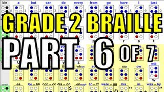 Grade 2 Braille 67  Rules for Braille Writing amp Braille Memory Aides [upl. by Garibold]