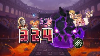 Guardian Tales Best Team on Injured Dark Slime  Dungeon Kingdom Arena [upl. by Lila364]