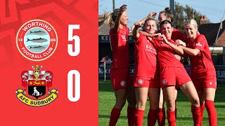 Highlights  Worthing Women v AFC Sudbury Women  240923 [upl. by Suzan]