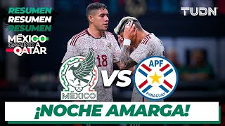 Resumen  México VS Paraguay  Amistoso Internacional 2022  TUDN [upl. by Atinuahs274]