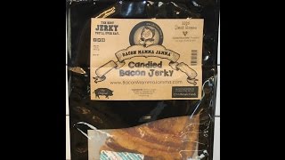 Bacon Mamma Jamma Candied Bacon Jerky Review [upl. by Sibilla]