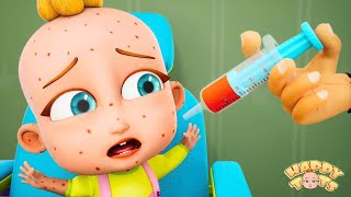 Time for a Shot  Baby Gets Vaccine  Nursery Rhymes for Kids  Happy Tots [upl. by Harragan]