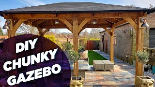 Rebeccas Chunky Gazebo A DIY Build  Dunster House Tv [upl. by Ongun]