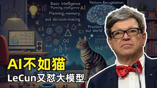 【人工智能】现在AI智能水平还不如一只猫？  Yann LeCun又开怼大模型  自回归缺点  莫拉维克悖论  世界模型  联合嵌入预测架构JEPA  Meta为何开源 [upl. by Nanahs891]