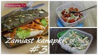 3 przekąski do pracy Zamiast kanapki 3  SkutecznieTv HD [upl. by Droflim]