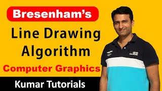 Bresenham Line Drawing Algorithm  Computer Graphics  Kumar Tutorials [upl. by Isus]