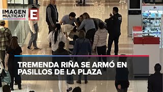 Mujer cacha a su esposo con la amante gastando el aguinaldo en Galerías Metepec [upl. by Avuha]