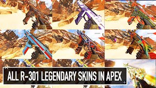 All R301 Legendary SKINS IN APEX LEGENDS SHOWCASE 4k Apex Legends [upl. by Udenihc]