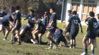 Tangaroa under 16s vs Mangere College [upl. by Yrevi]