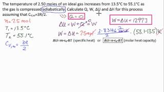 Adiabatic Process 1 [upl. by Ahsiuqel]