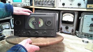 Hallicrafters S38 Four Band Tube Radio Video 1  Checkout and Power Up [upl. by Aldarcy653]