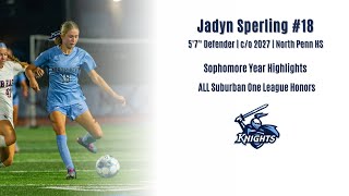 Jadyn Sperling 57quot Defender co 2027  Soph Year Highlights [upl. by Farrington870]