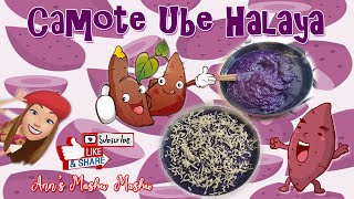 Camote Halaya  How to make Camote Ube Halaya FilipinoRecipe PinoyFood [upl. by Brandais]