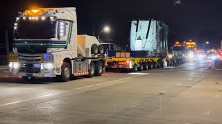 200 Tonne OSOM Transformer Passing Hexham Station Heading to Eraring Power Station  My Life 37 [upl. by Attenal]