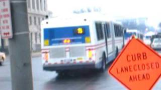 WMATA Neoplan AN460 crossing Pennsylvannia Avenue [upl. by Modnar87]