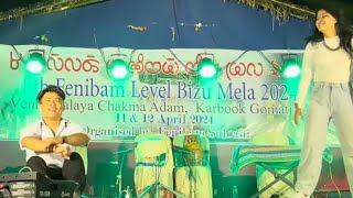 tatty and susmita performance 😍 in fenibam level bizu mela 2024 CNMUSICVIDEO1 [upl. by Rambert516]