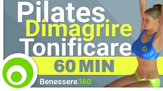 Pilates Allenamento Completo di 60 Minuti per Dimagrire e Tonificare Lezioni in italiano [upl. by Low]