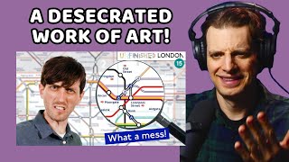 American Reacts to What Happened to The Tube Map [upl. by Davina]